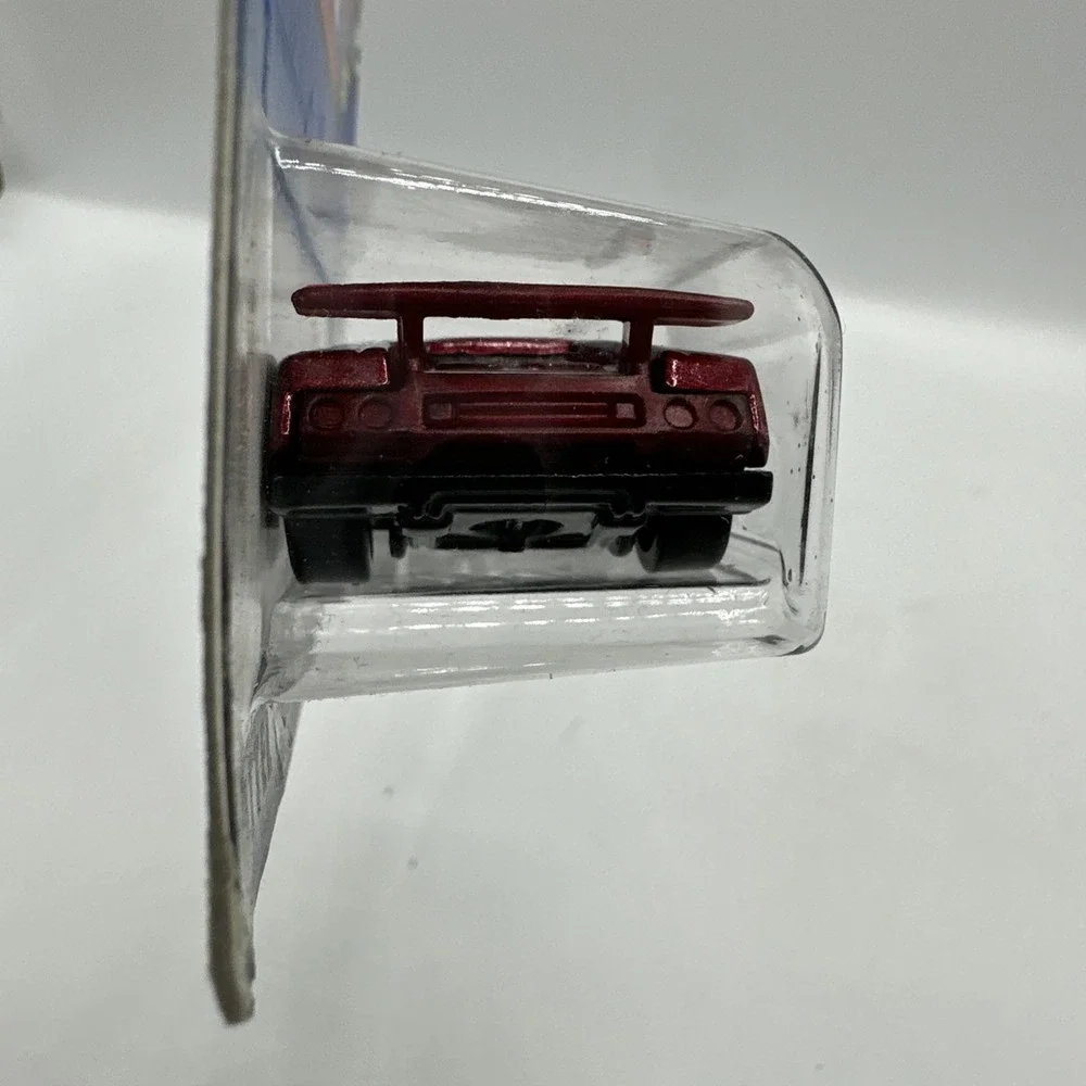 Hot Wheels 1998 Burgundy Red Lamborghini Diablo 5 Spoke Wheels #781